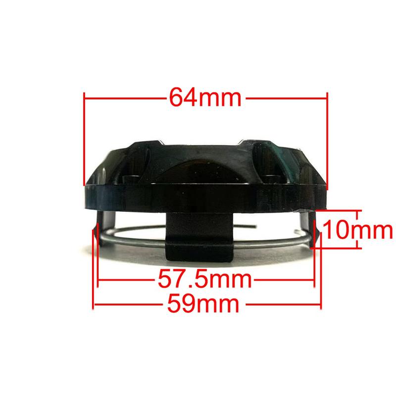 Car modification 4pcs 64mm 68mm Wheel Center Caps Hub Cap Cover Black Chrome High Quanlity Wheel Exterior Decoration for OZ Wheel 1