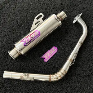 DSL Muffler - Knalpot Salemba Titan Kinochi Original DSL Muffler PNP Motor Aerox Vario Nmax Beat Mio New beat Mio Karbu Slincer Full Stainless Titanium