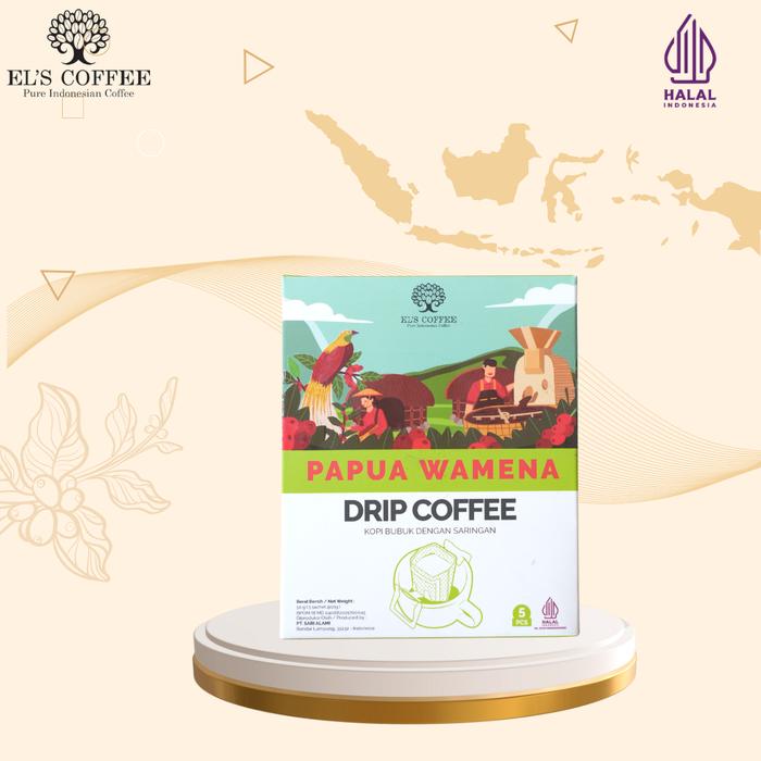 Gambar EL'S COFFEE Drip Kopi Papua Wamena dari El's Coffee Kota Bandar Lampung Tokopedia