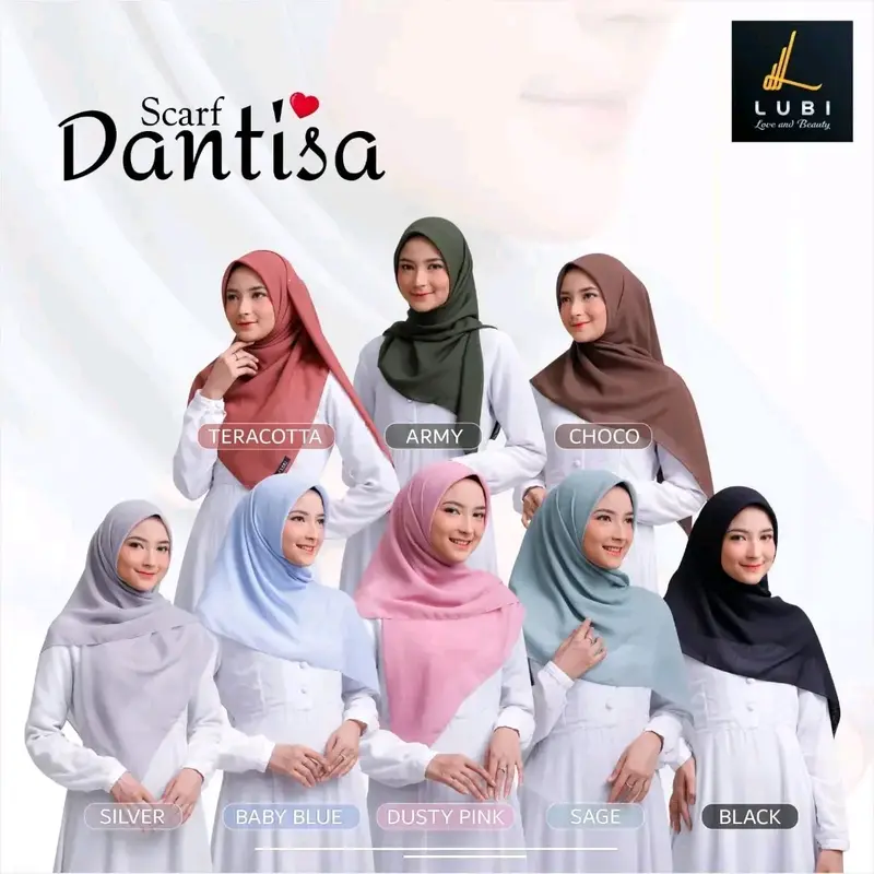 Kerudung  Scarf Dantisa By Lubi Terbaru 0