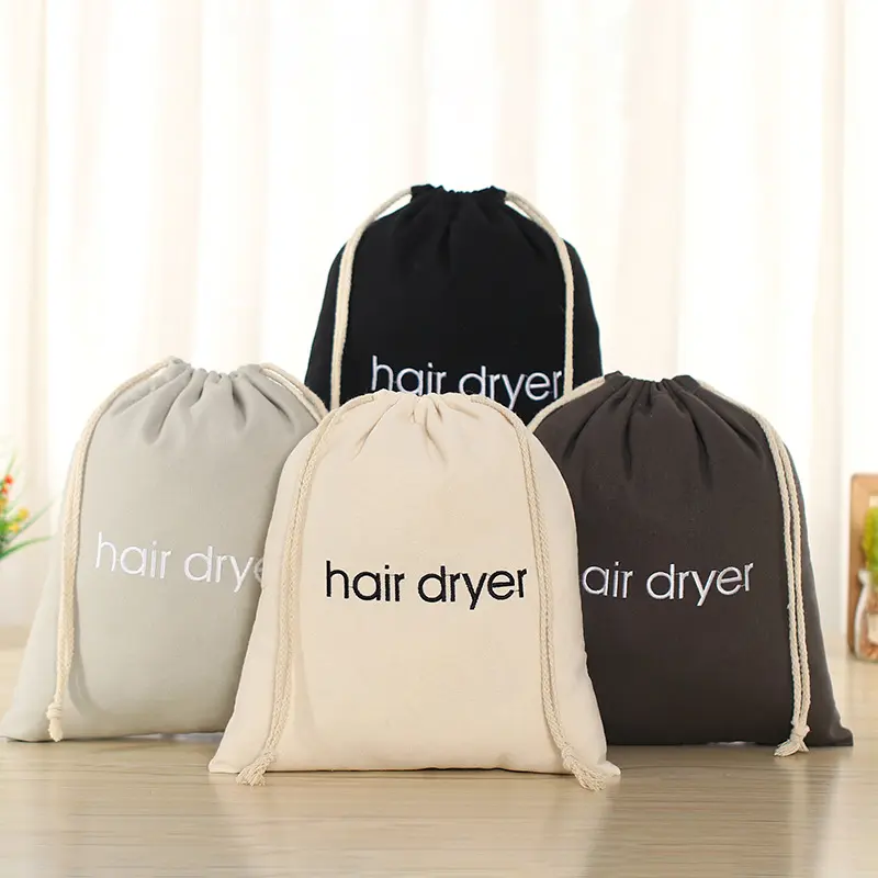 Túi Vải Sấy Tóc, Có Nắp Đậy Dây Rút, Thắt Lưng Lưu Trữ Vải Bố, Dây Rút Miệng Túi Đựng Bụi, Máy Khuếch Tán Tóc, Thích Hợp Cho Máy Sấy Tóc 3