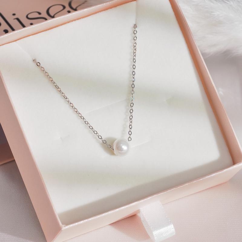 Dây chuyền bạc xuyên ngọc STELLA đơn giản, nhẹ nhàng Elisee 3