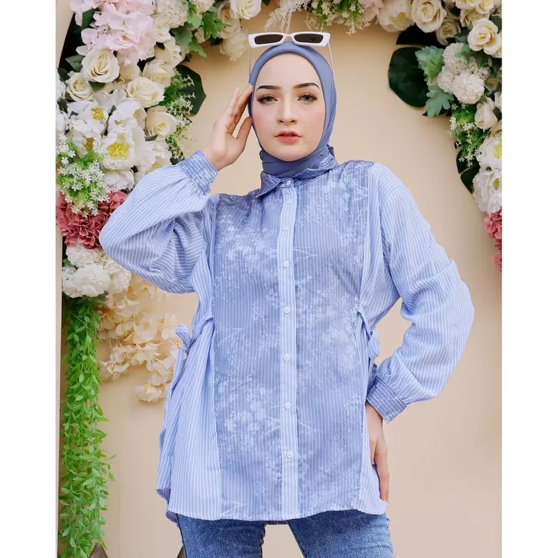 EXTU HERITAGE NAYA BLOUSE ATASAN KEMEJA SALUR (21303,21383) 0