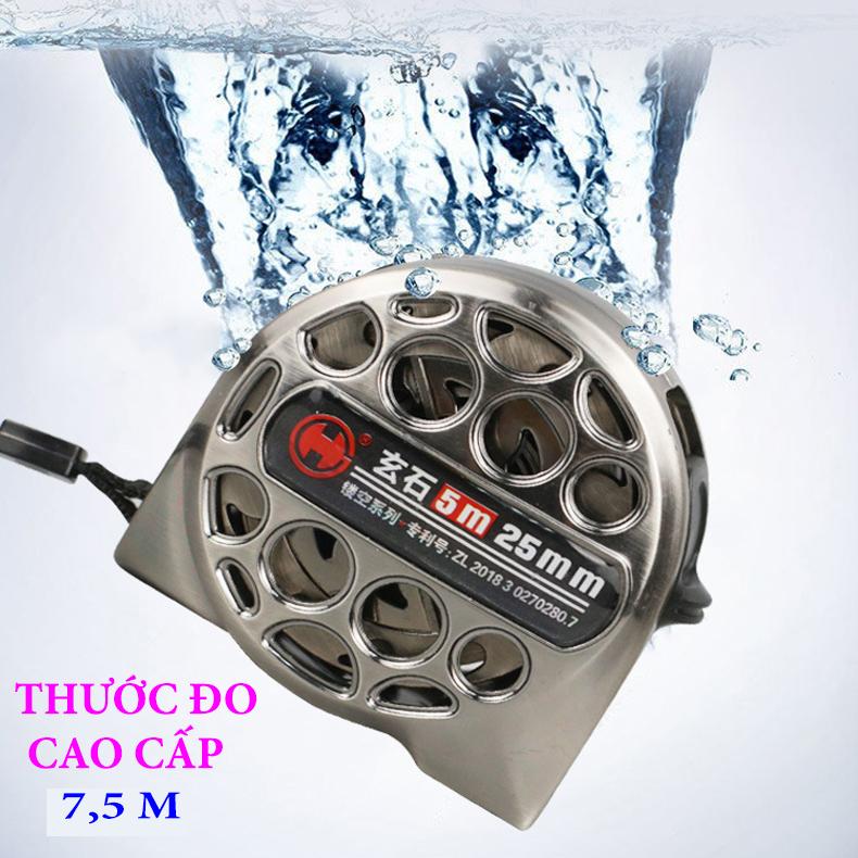 thước cuộn thép 7,5m chống nước, Thước cuộn thép chống rỉ, Thước cuộn 5m chống nước