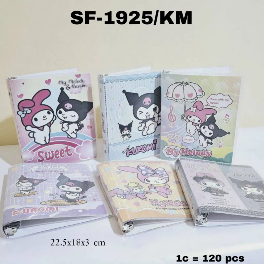 SOS Binder Note Slip  Fancy A5 20Ring/ Bindernote / Buku Ring / Buku Note