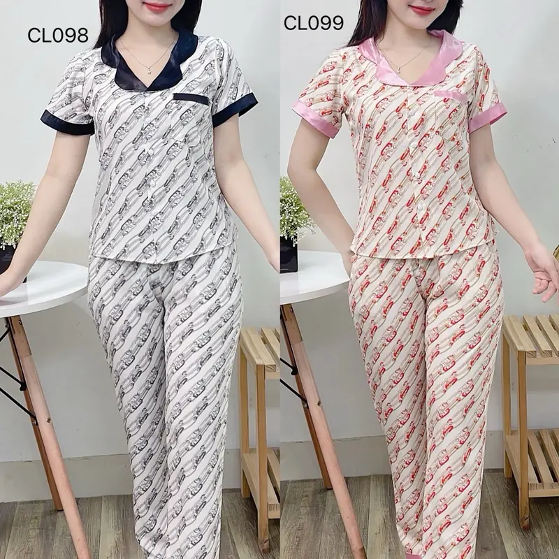 ĐỒ BỘ PZM QUẦN DÀI  Áo TAY NGẮN SANG, XINH Nữ Women Áo 0