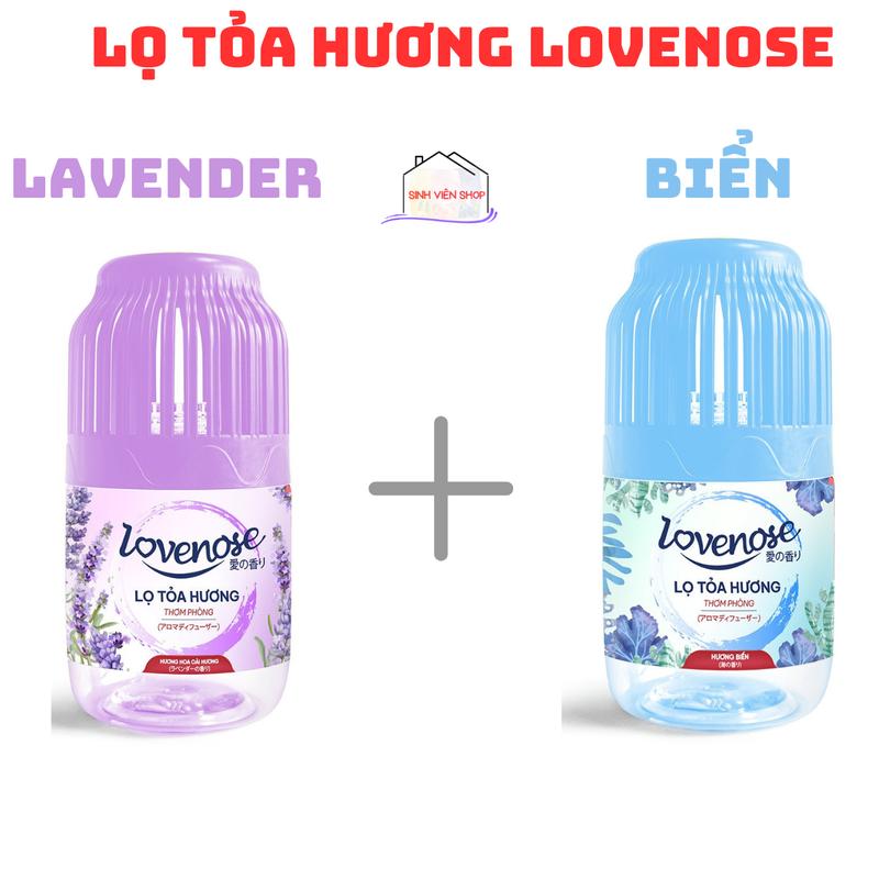 Lọ tỏa hương LOVENOSE dung tích 180 ml nước hoa để phòng thế hệ mới mùi đào biển vani lavender hoa hồng thơm lâu tới 45 ngày lọ thơm phòng khử mùi nhà vệ sinh để ô tô tủ quần áo tử giày dép Dầu Thơm Phòng Dầu Thơm Xịt Thơm