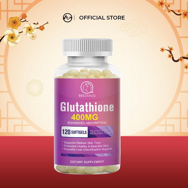  Viên uống Bbeeaauu Glutathione bổ sung Collagen Vitamin C giúp làm chậm quá trình oxy hóa hỗ trợ dưỡng sáng da tăng cường hệ miễn dịch 