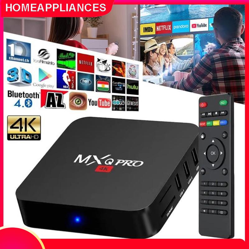 【Rẻ Android TV Box MXQ PRO 4K bản 8G+128GB 16GB+256GB Tiếng Việt Wifi 5G Android 11.1 Độ phân giải 4K xem YouTube ...