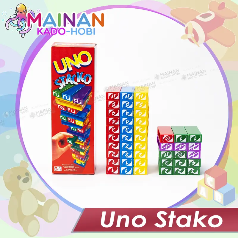 MAINAN ANAK BOARD GAME FAMILY MENARA BALOK UNO STAKO TOYS 2