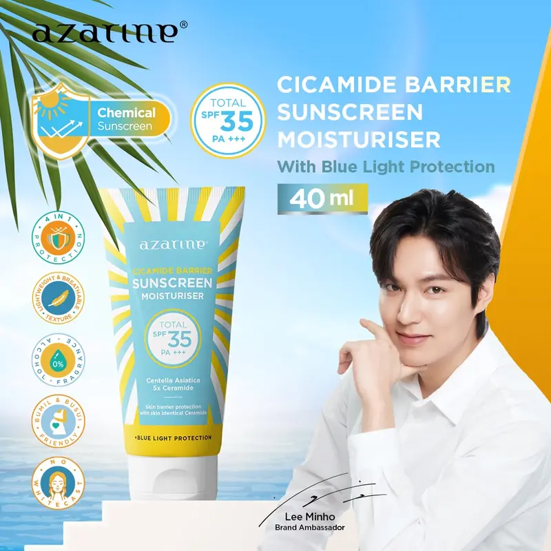 Azarine Sunscreen Moisturiser SPF 35 PA+++ 4