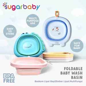 Sugar Baby Foldable Baby Wash Basin/Baskom Lipat Bayi/Ember Lipat