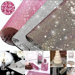 Diy Stiker Kristal Berlian Imitasi Crystal Rhinestones Sticker Untuk Dekorasi Mobil/Hadiah