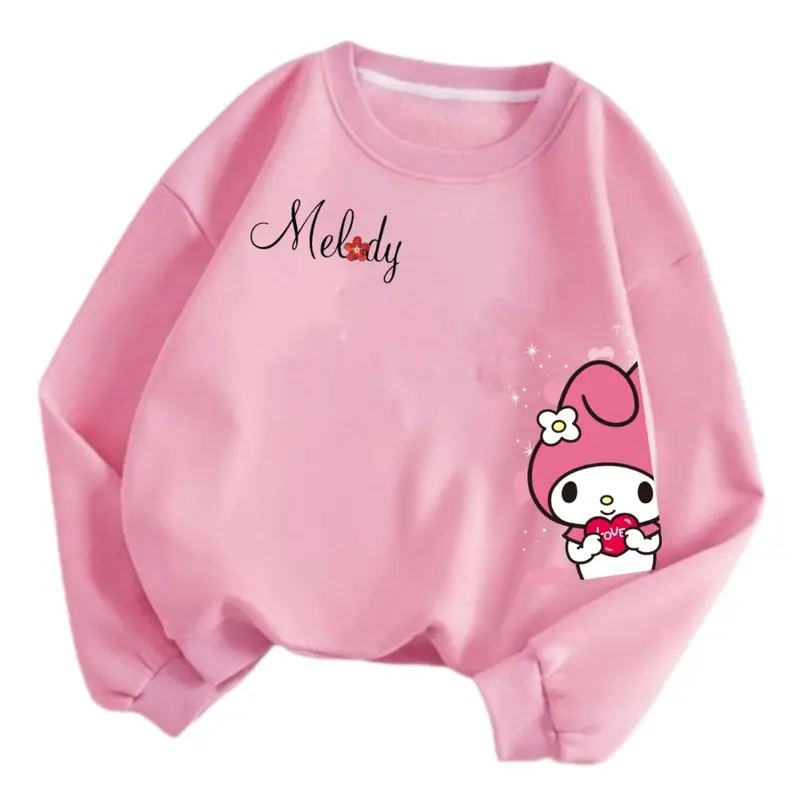 Baju Kaos Anak Perempuan Lengan Panjang 3-15 Tahun 0