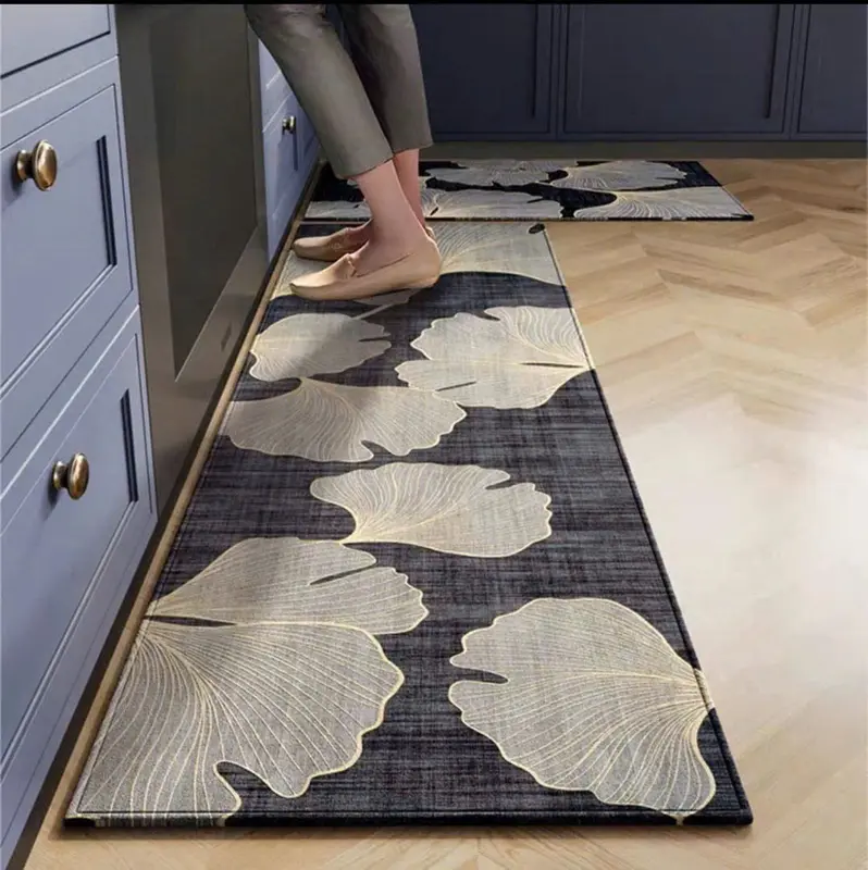 Bộ thảm bếp cao su hàng nhập khẩu cao cấp thấm hút,chống trơn trượt(kt 40*60 cm và 40*120cn) 7