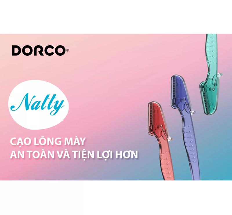 Product Introduction of DORCO NATTY - Dao Cạo Chân Mày Nữ - Vỉ 03 Dao Cạo Chân Mày 5