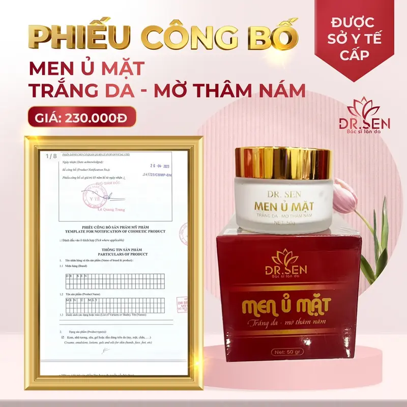 Men ủ mặt DR.SEN 0