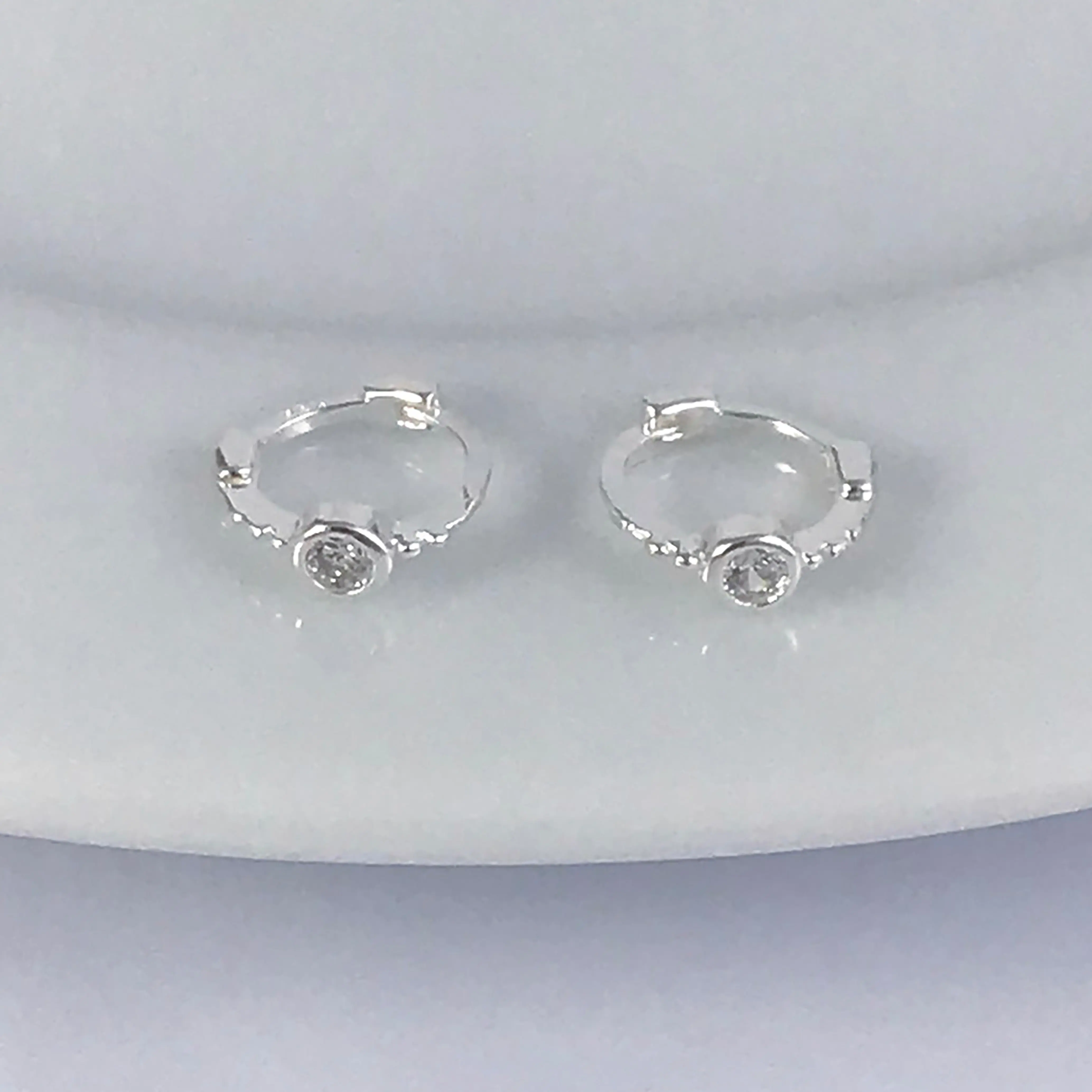 Bông tai, Khuyên vành tai Đính Đá cá tính, Đường kính trong 7 mm HMJ Khuyên Tai Women Nữ Hoa Tai