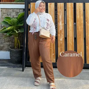 By Zayyenna - JENNIE PANTS KNIT JUMBO MUAT BB 50-120KG / CELANA JUMBO / BAGGYPANTS KNIT JUMBO / CELANA BIG SIZE