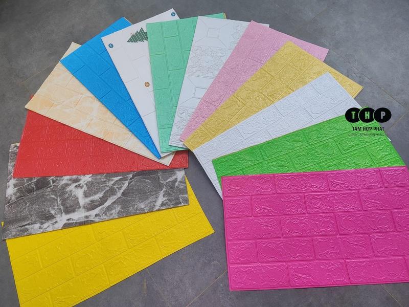 Miếng Dán Tường Combo 40 tấm Dày Đẹp KT 50*50cm Keo Chắc Chắn ,Đủ Màu Tuỳ Chọn đá xám trắng phòng khách giấy dán & đồ trang trí tường chống mốc phòng bếp