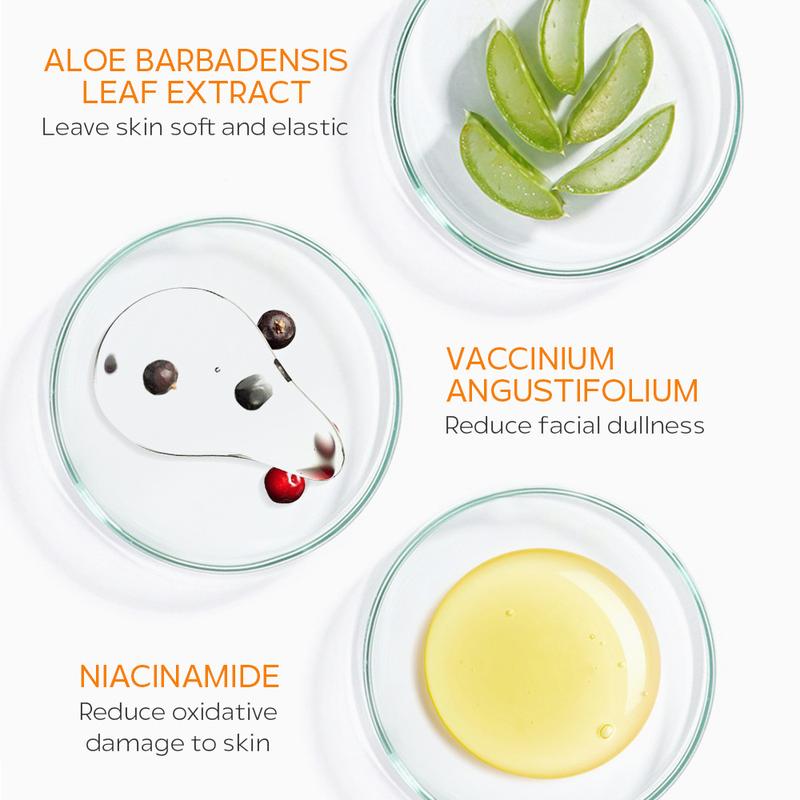 Sữa Rửa Mặt Làm Sáng Da Mặt, LAIKOU, Làm Sạch Sâu, Với Vitamin C, Thích Hợp Cho Mụn Đầu Đen, Sữa Rửa Mặt Dạng Bọt, 50g 5
