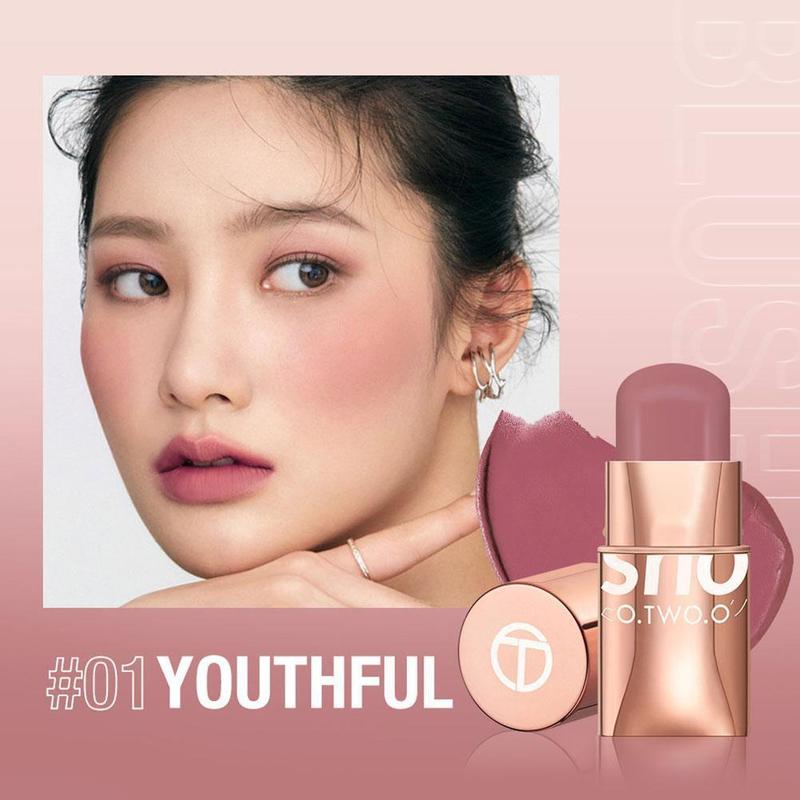 Product Introduction of Vibrant Blush Stick Natural Matte Finish Multi-Use Cheek & Lip Color Long-Lasting & Non-Transfer For Daily & Party Use 36