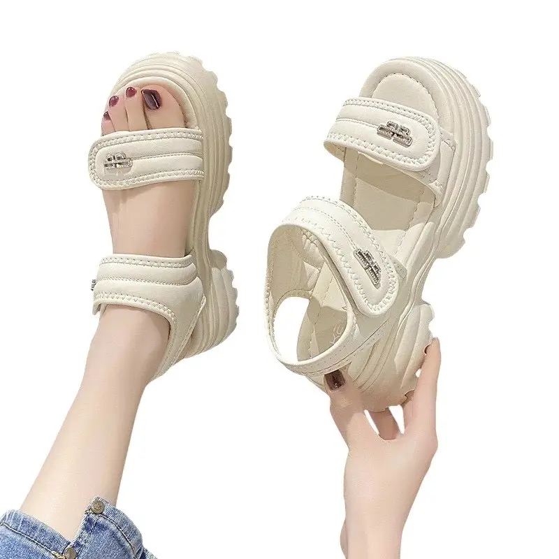 Sandal nữ Choice SC 103056   Dép quai hậu đi học đi làm đi chơi đế cao chất PU siêu nhẹ siêu êm chân HOT TOP 2025