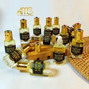 PARFUM SHALAT KASTURI LUXURY 12ML FULL BIANG 100% ORIGINAL (BY.AMS)