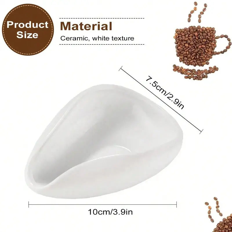 Coffee Beans Dosing Cup, Ceramic Tea & Coffee Beans Vessel, Ceramic Dosing Vessel for Home Use 6