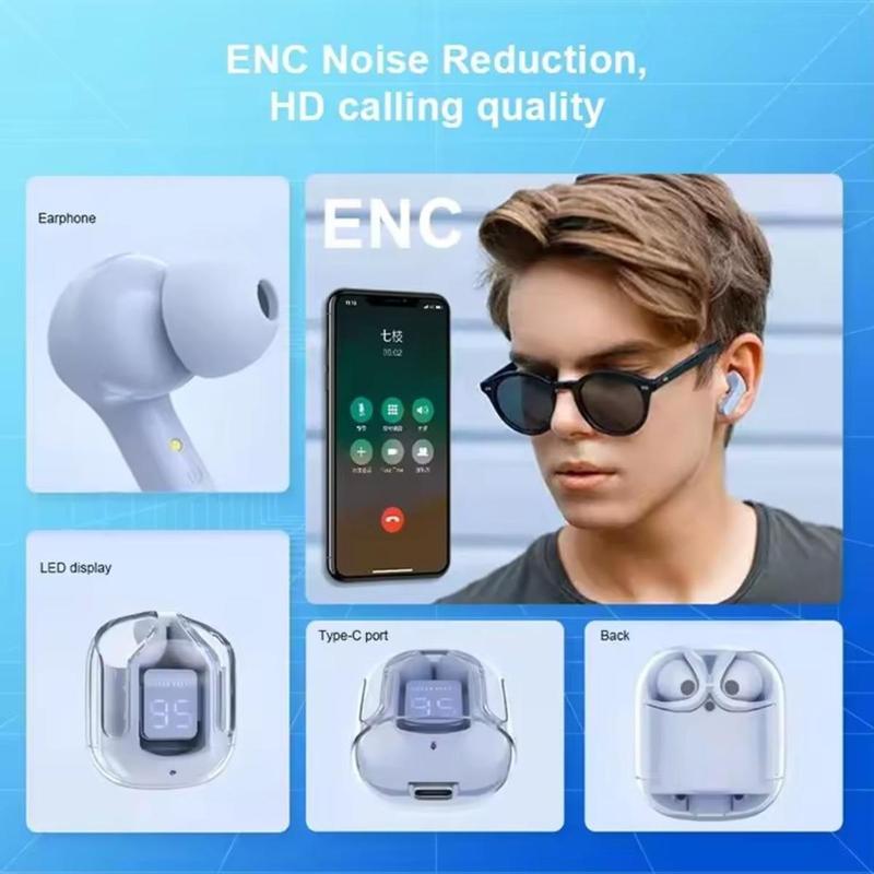 Tai Nghe Nhét Tai Nghe Không Dây, Tws Air31, Chất Lượng Tốt, Cầm Tay, Pha Lê, Màn Hình Led Bt, Mini, Thích Hợp Chơi Game, Tai Nghe Trong Tai 2
