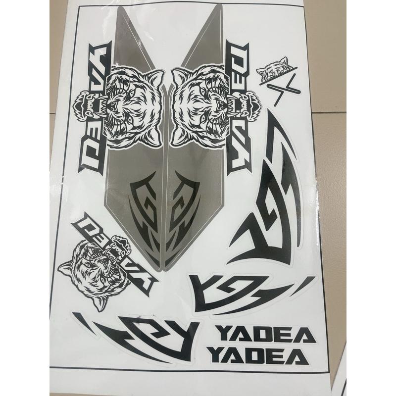 Tem hổ YADEA dán xe điện Xmen 3 lớp xịn 1 năm không bong Nhãn Dán Decal tem tem  yadea bạc