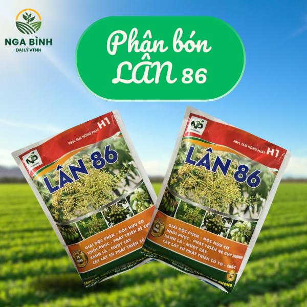 Phân bón lá LÂN 86 - Phát triển rễ, xanh lá, mướt cây 1KG 1