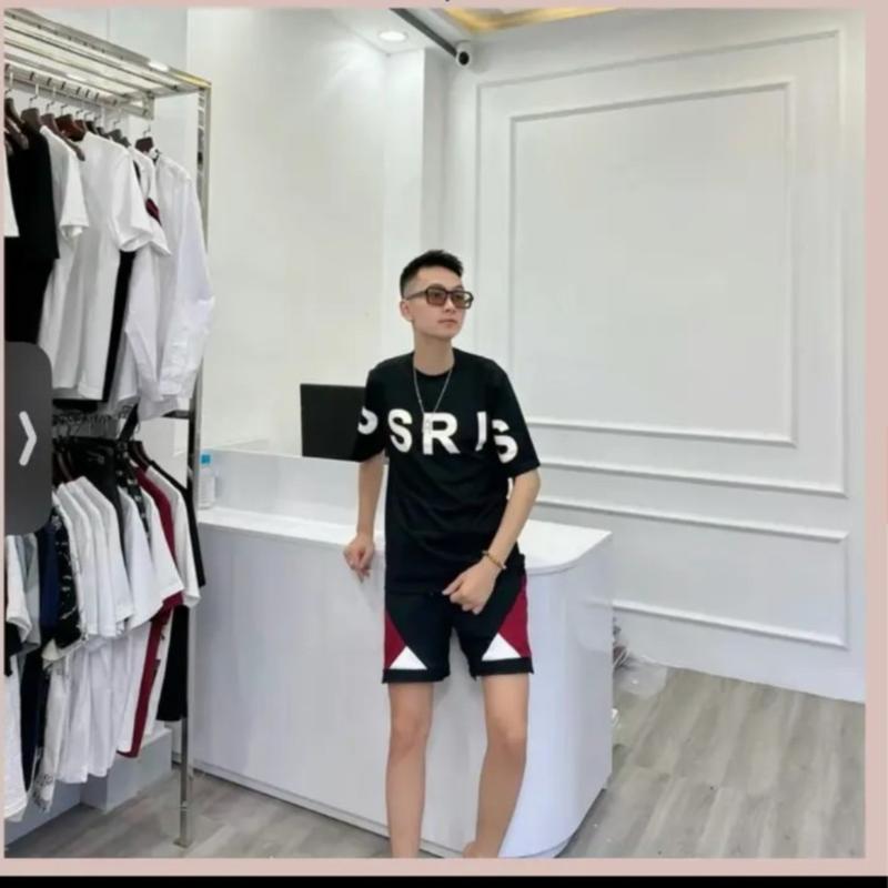  Bộ quần áo thể thao mùa hè Psris bộ thể thao form rộng hot 2024 Nam Sport 