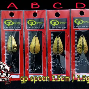 LURE GP SPOON / MICRO SPOON BAHAN KUNINGAN