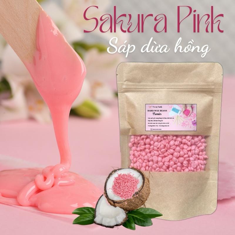 [Che tên sp] Sáp wax lông nóng Premier sữa dừa hồng. Hard wax beans Premier Waxing Supply  sisap waxlonggiatot sáp  nhổ râu wax bikini Women