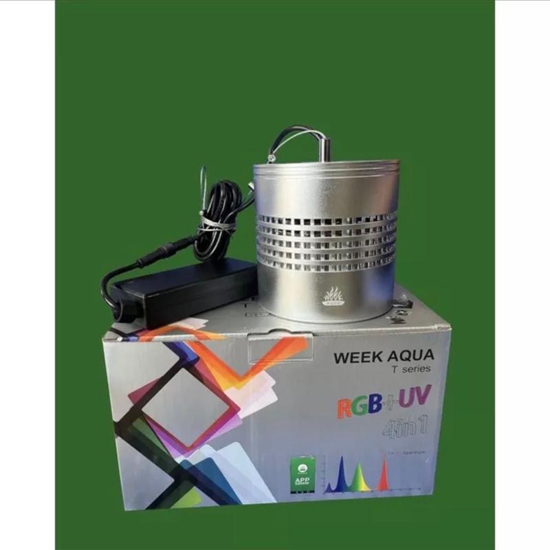 Đèn Week T90 Pro chip 3.0- Công nghệ LED RGB-UV có App điều chỉnh màu cực đẹp chiêu sáng bể cá cảnh bể thuỷ sinh