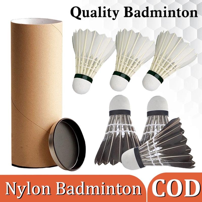 12PCS Nylon shuttlecock Badminton Box Storage Student Adult Competition ...