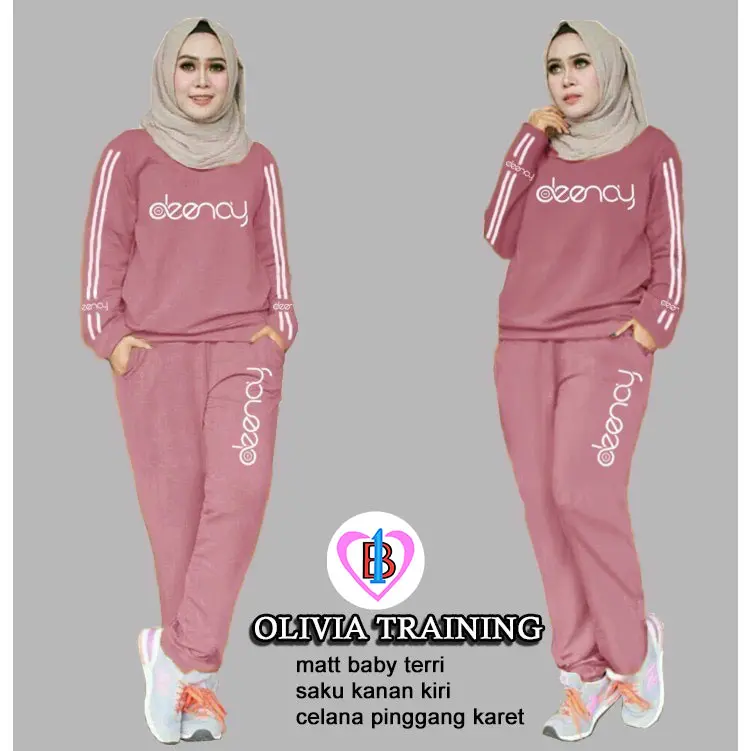 ￼B1-Love OLIVIA TRAINING Setelan Wanita, Stelan olahraga Wanita, Terbaru, Terlengkap, Termurah 61204-65260-69112-73154 (L-XL-XXL-3XL)