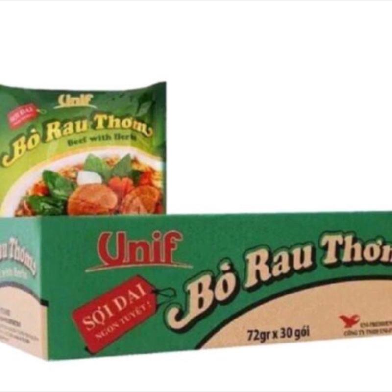 Mì Bò Rau Thơm (72g x 30 gói)vị đậm đà