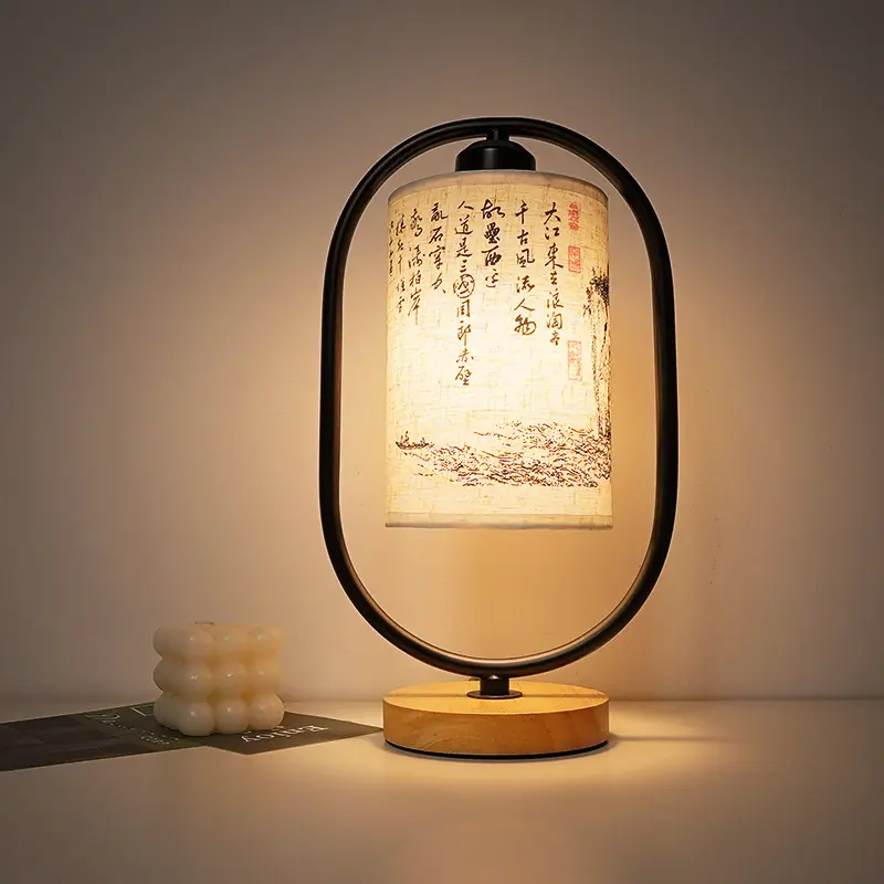Đèn Phong Cách Trung Quốc Mới Đèn Bàn Thơ Ngữ Phong Cách Dân Tộc Thích Hợp Cho Phòng Ngủ Đầu Giường Phòng Học Homestay Được Làm Bằng Vải Cổ Điển Đèn Ngủ Thiết Kế Sáng Tạo Giá rẻ