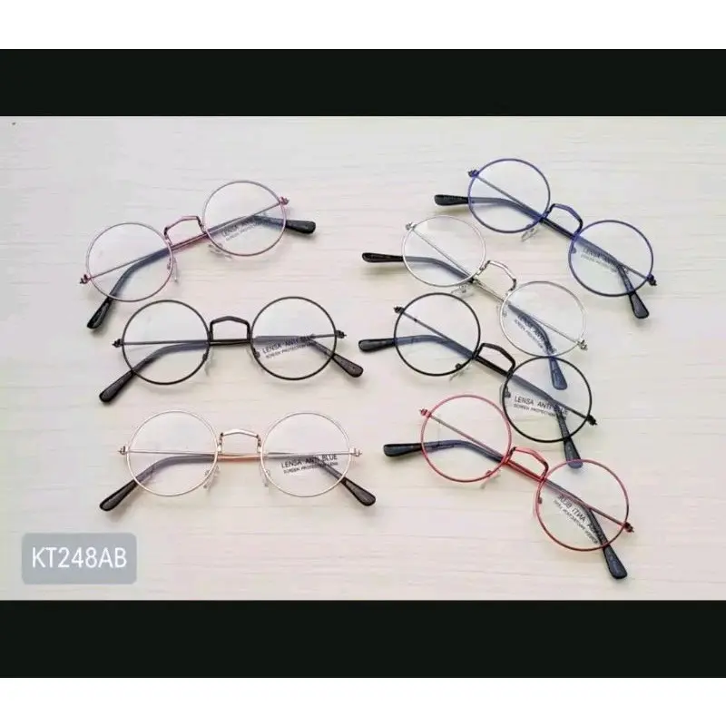KACAMATA ANAK ANTIRADIASI( BLUERAY) BULAT BOBOHO KT248B Fashion 0