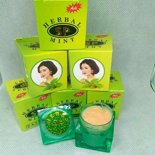 Product Introduction of [ 12pcs ] Cream SP HERBAL MINT Whitening Cream Siang & Malam 1
