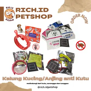 KALUNG KUCING ANTI KUTU KALUNG ANJING ANTI KUTU