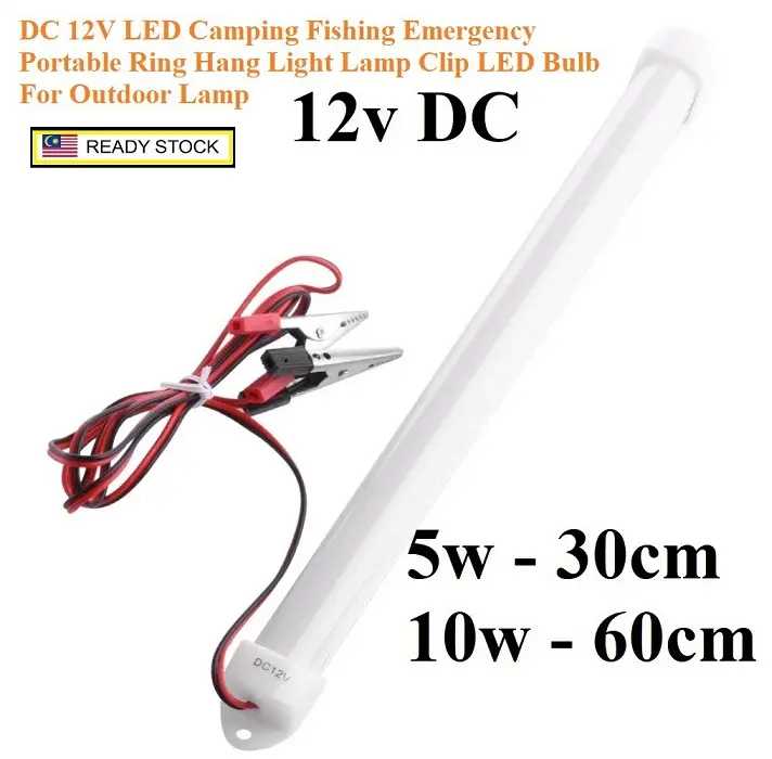 Local Stock DC 12V Camping Fishing Emergency Bulb Hang Light Lamp Clip Led Bulb Lampu Raya Pelita slam Jualan Murah