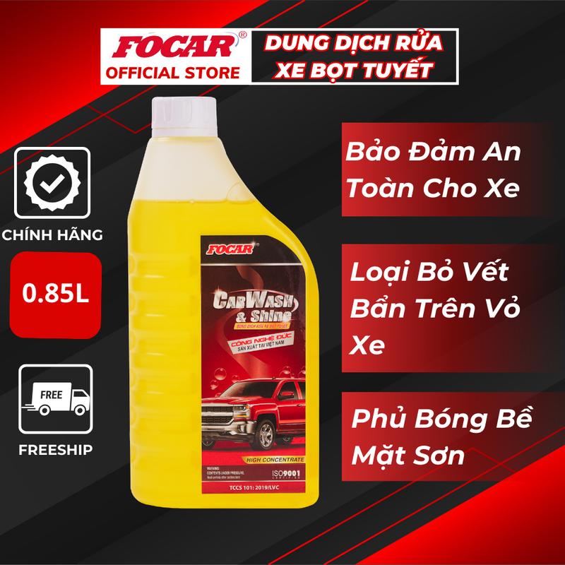 Product Introduction of Dung dịch rửa xe bọt tuyết Car Wash & Shine 850ml - Tỷ lệ pha 1:120 0