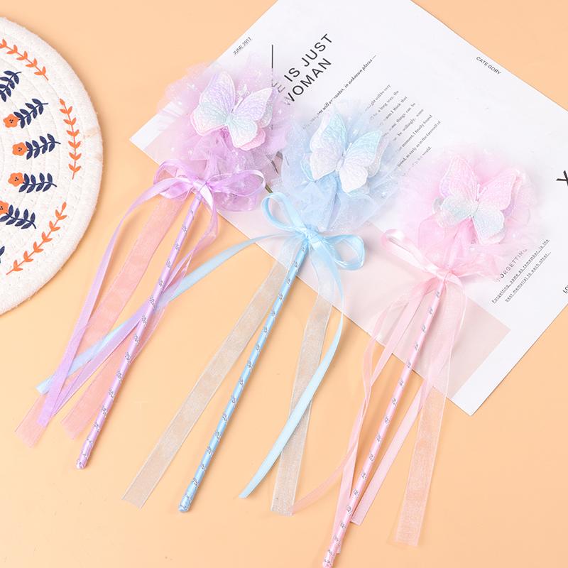 Product Introduction of [zfe]Cute Butterfly Magic Stick Fairy Wand Princess Cosplay Props Wand For Girls Birthday Halloween Party Supplies 6