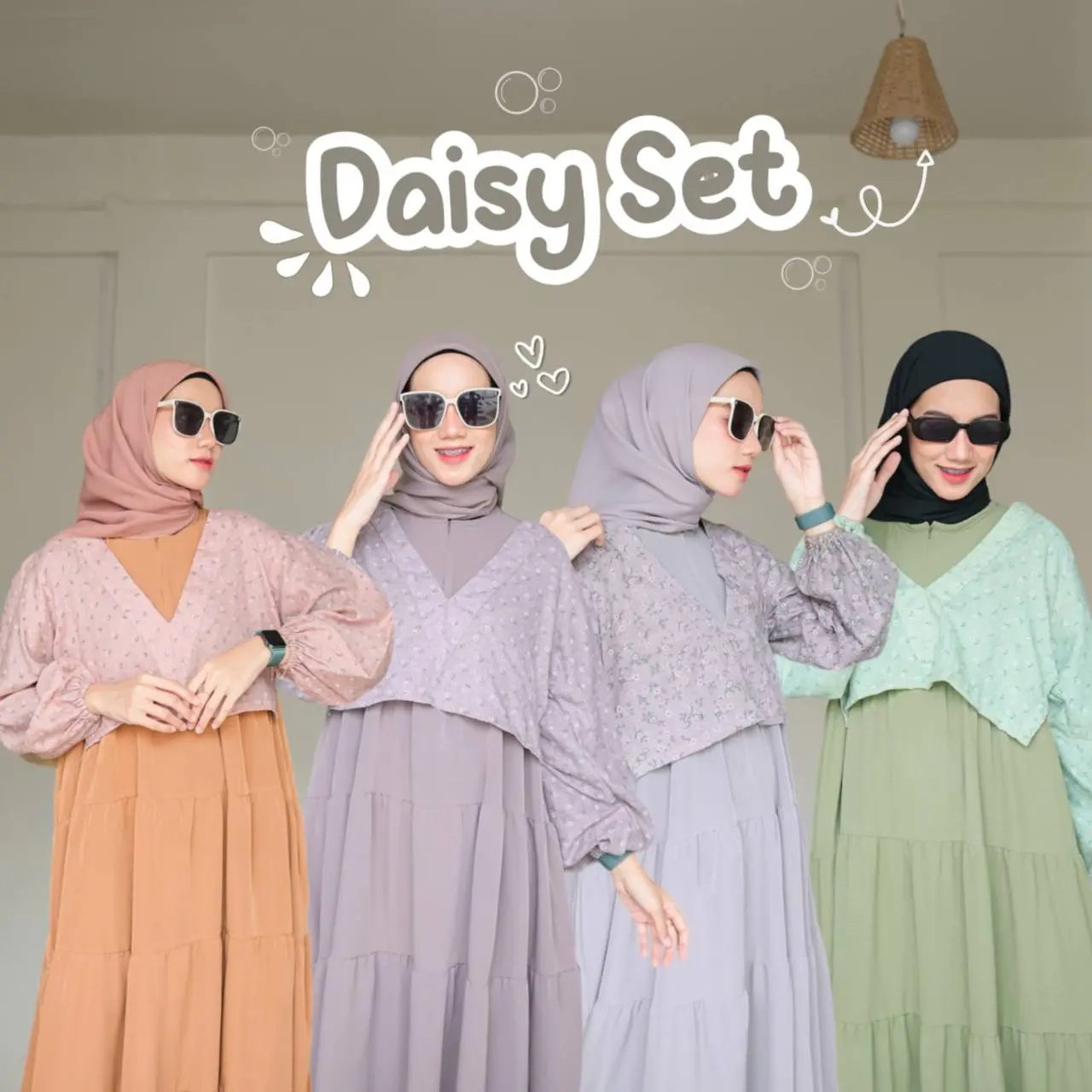 Daisy Set Busui Friendly By Proudyhijab