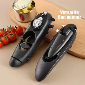 8 in 1 Can Opener Multifungsi / Alat Pembuka Kaleng Botol Manual Stainless Steel / Peralatan Dapur Unik & Ergonomis