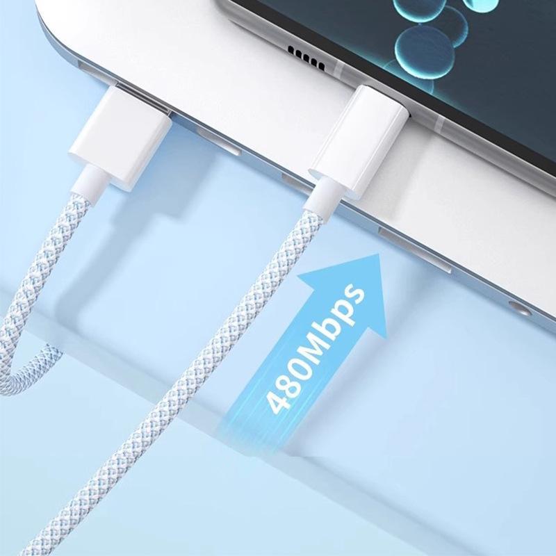 PD 60W Fast Charging Data Cable, USB Type C to Type C Fast Charging Cable, Data Transmission Cable Compatible with iPhone iPad VIVO OPPO Samsung 4