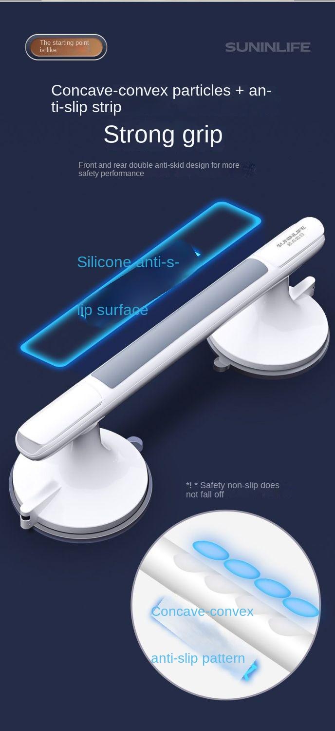 Product Introduction of Bathroom Grab Bar, Anti-Slip Shower Rail, No-Drill Suction Cup Anti-Fall Handle 7